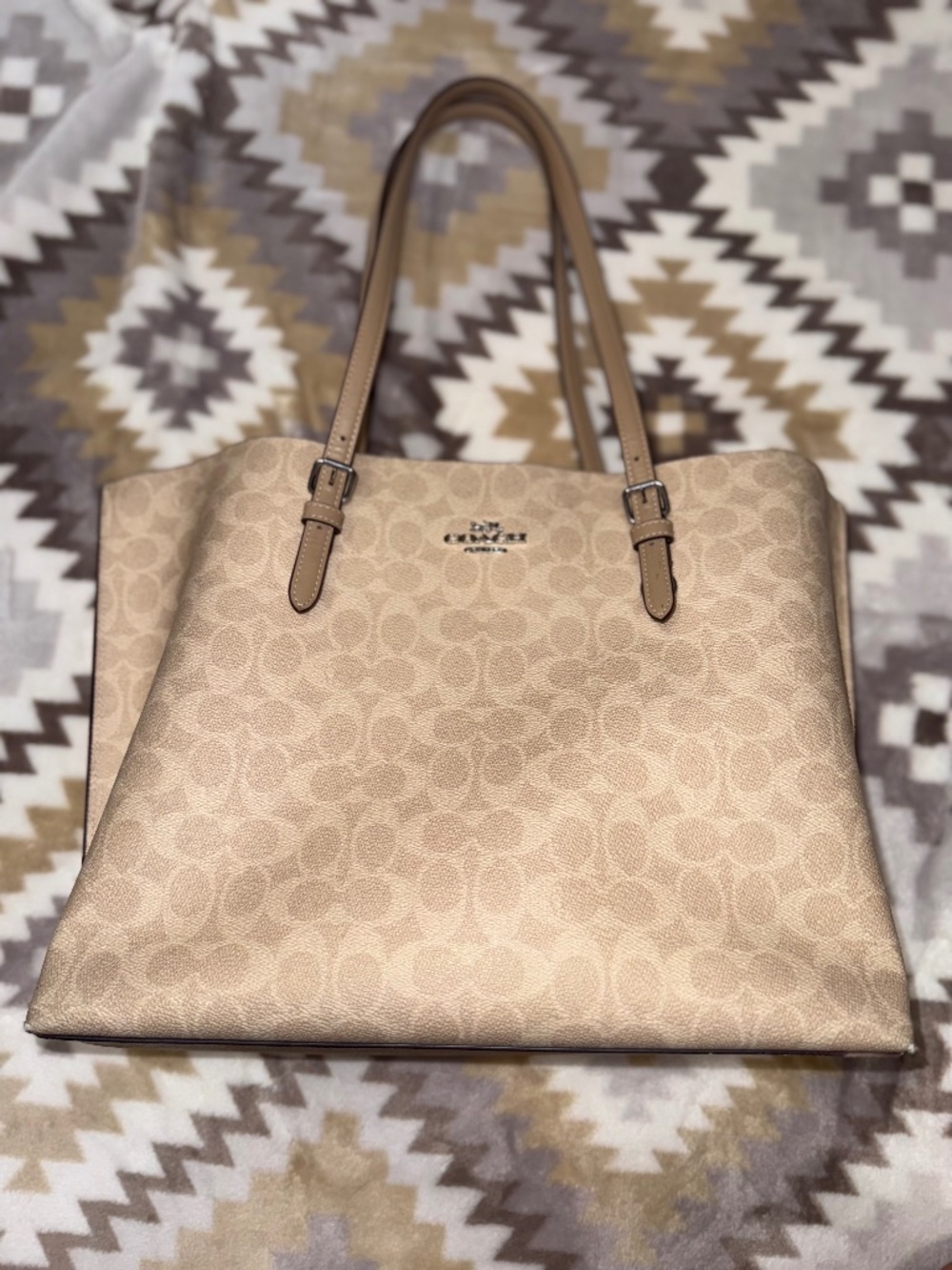 Coach Mollie Tote in Signature Canvas